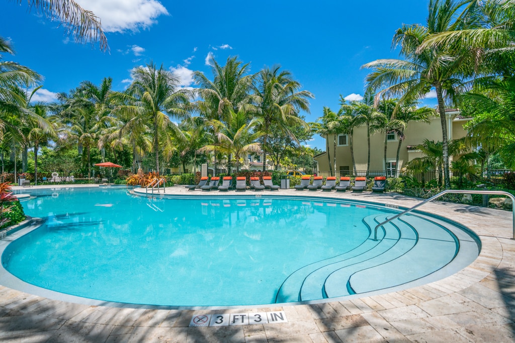 Resort-inspired swimming pool.