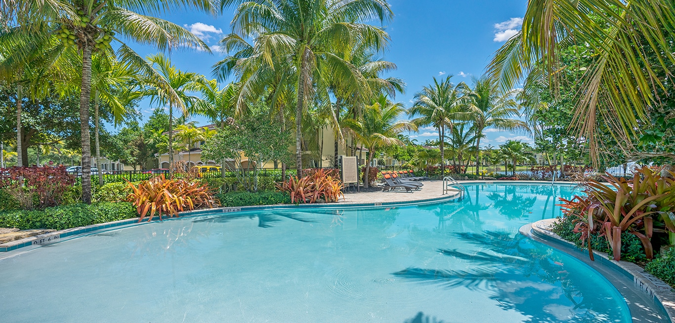 Resort-inspired swimming pool.