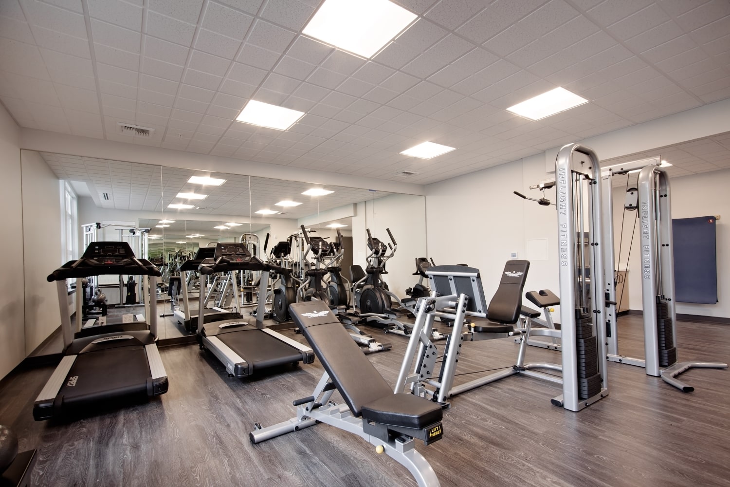 Attwell fitness center with club-quality equipment.