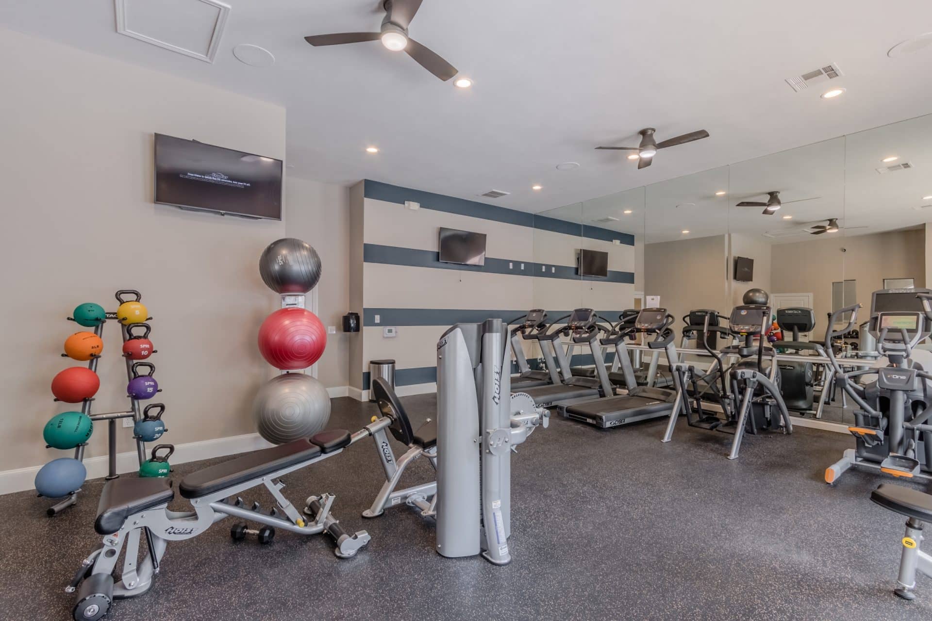 Upgraded Fitness Center with Club-Quality Fitness Equipment